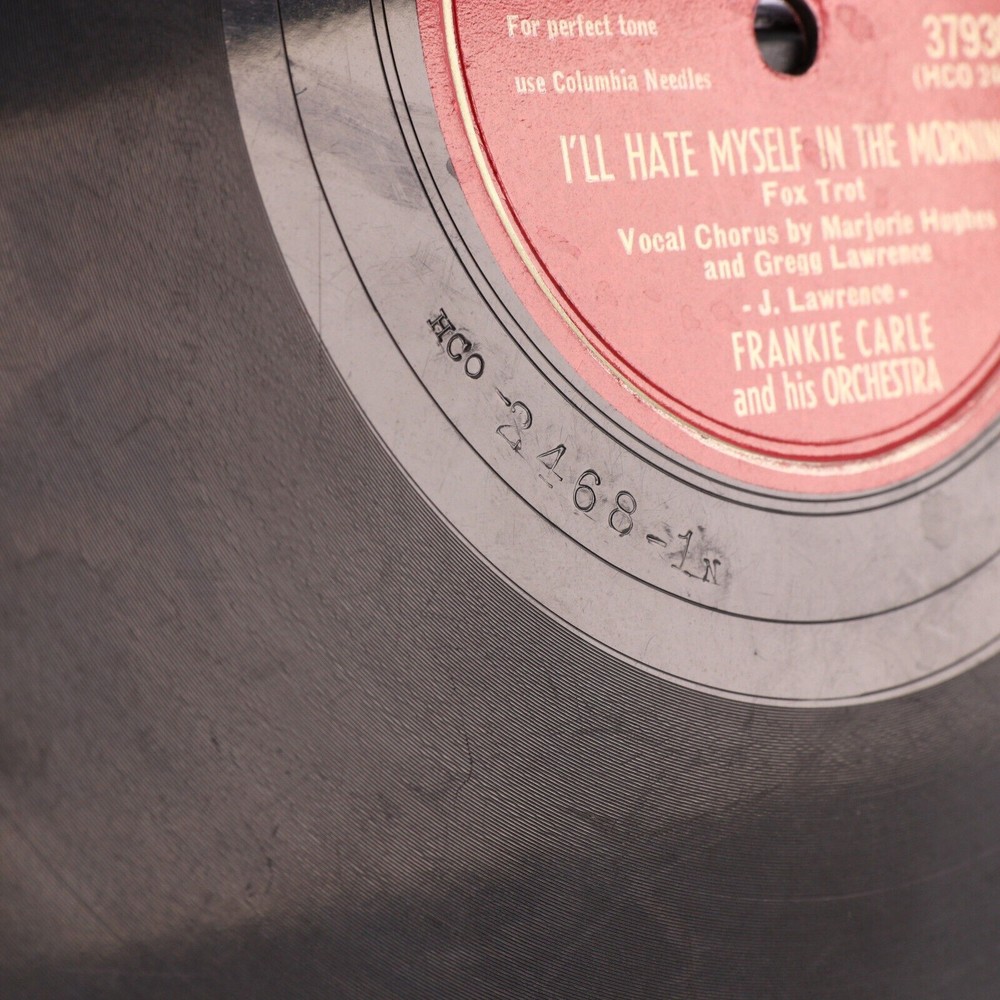 Frankie Carle  I'll Hate Myself In The Morning/Peggy O'Neil 78 rpm Record 37930 - Picture 6 of 16